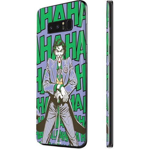 DC Comics The Joker Vintage pose pattern Galaxy Note 8 Skin