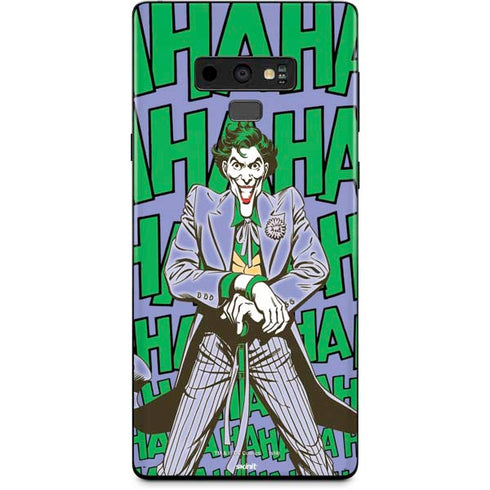 DC Comics The Joker Vintage pose pattern Galaxy Note 9 Skin