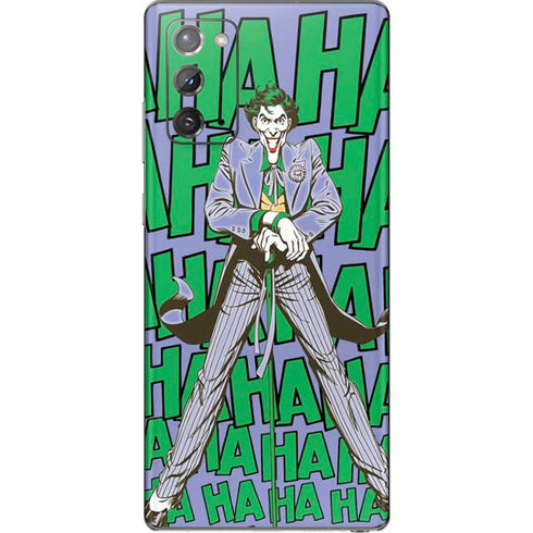 DC Comics The Joker Vintage pose pattern Galaxy Note20 5G Skin