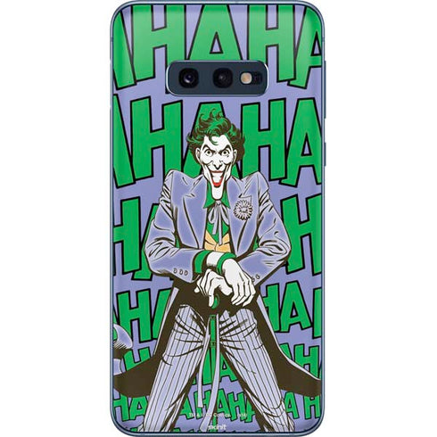 DC Comics The Joker Vintage pose pattern Galaxy S10e Skin