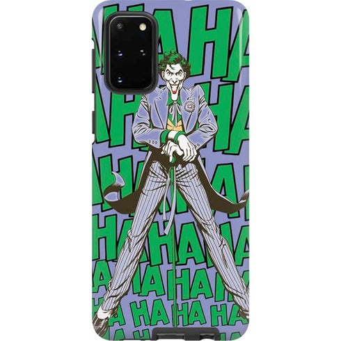 DC Comics The Joker Vintage pose pattern Galaxy S20 Plus Pro Case