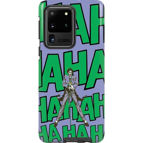 DC Comics The Joker Vintage pose pattern Galaxy S20 Ultra 5G Pro Case