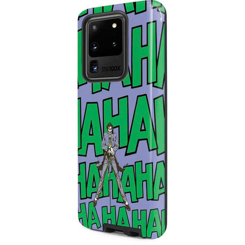DC Comics The Joker Vintage pose pattern Galaxy S20 Ultra 5G Pro Case