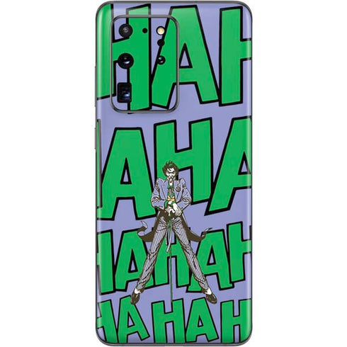 DC Comics The Joker Vintage pose pattern Galaxy S20 Ultra 5G Skin