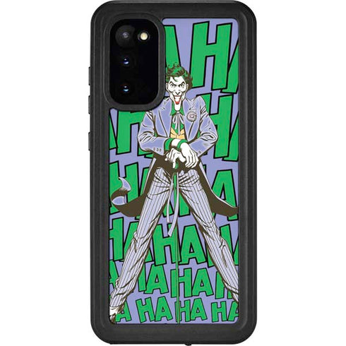 DC Comics The Joker Vintage pose pattern Galaxy S20 Waterproof Case