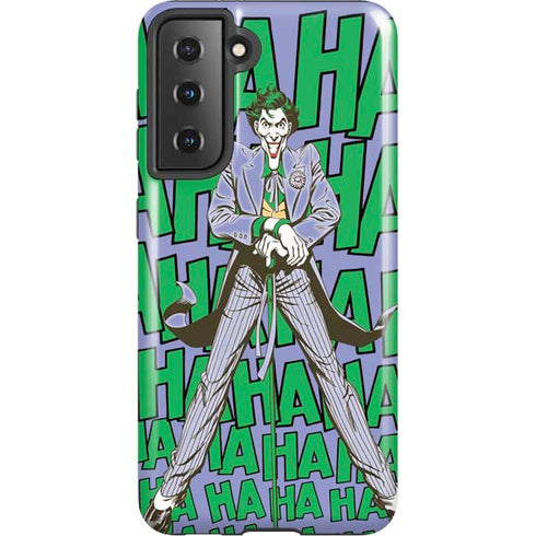 DC Comics The Joker Vintage pose pattern Galaxy S21 5G Pro Case