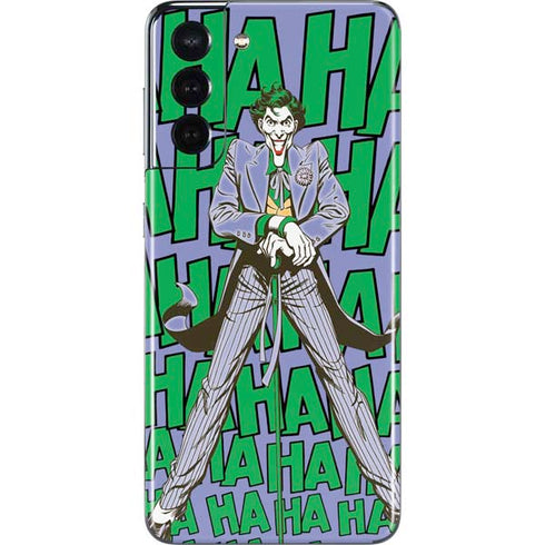 DC Comics The Joker Vintage pose pattern Galaxy S21 5G Skin
