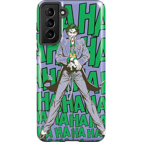 DC Comics The Joker Vintage pose pattern Galaxy S21 FE Pro Case