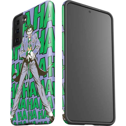 DC Comics The Joker Vintage pose pattern Galaxy S21 FE Pro Case