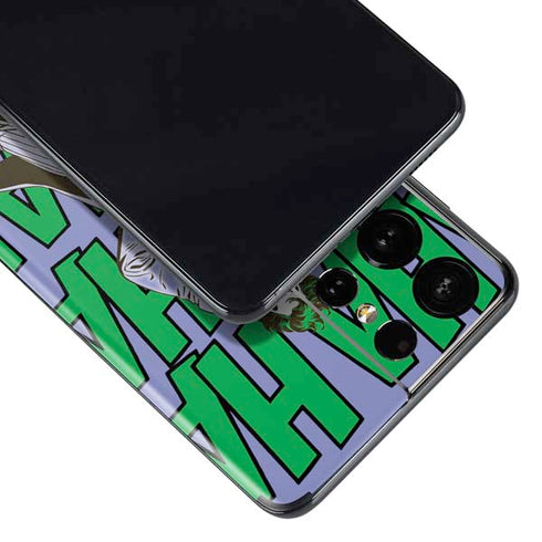 DC Comics The Joker Vintage pose pattern Galaxy S21 Ultra 5G Skin