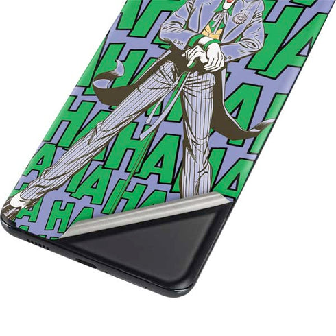 DC Comics The Joker Vintage pose pattern Galaxy S21 Ultra 5G Skin