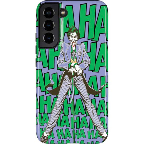 DC Comics The Joker Vintage pose pattern Galaxy S22 Plus Pro Case
