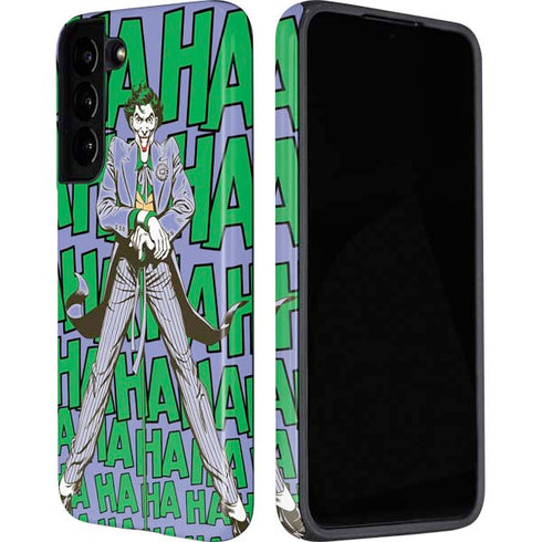 DC Comics The Joker Vintage pose pattern Galaxy S22 Plus Pro Case