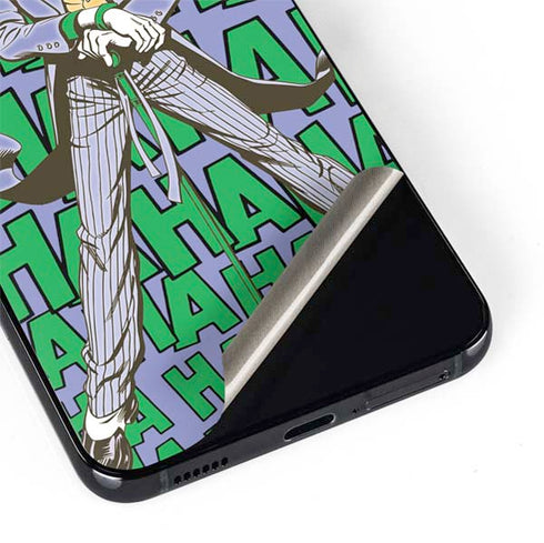 DC Comics The Joker Vintage pose pattern Galaxy S22 Plus Skin