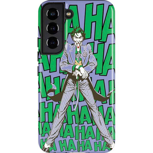 DC Comics The Joker Vintage pose pattern Galaxy S22 Pro Case