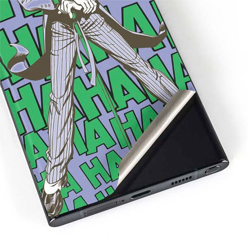 DC Comics The Joker Vintage pose pattern Galaxy S22 Ultra Skin