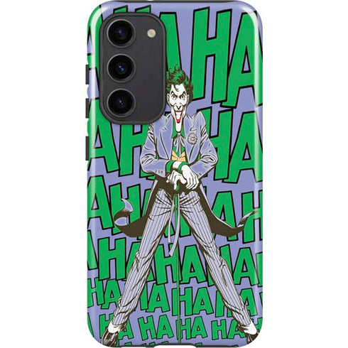 DC Comics The Joker Vintage pose pattern Galaxy S23 Plus Pro Case
