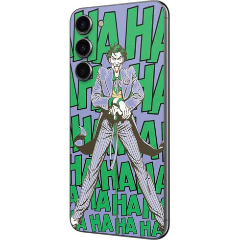 DC Comics The Joker Vintage pose pattern Galaxy S23 Plus Skin