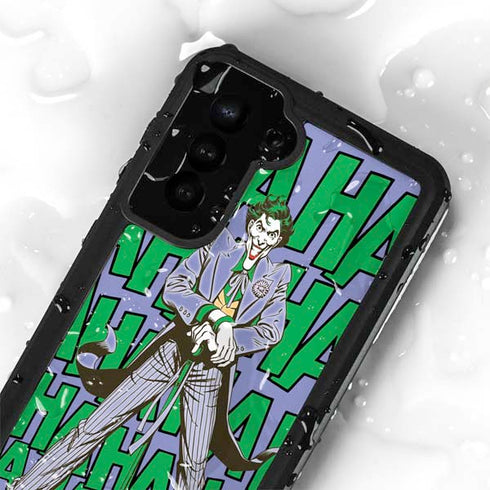 DC Comics The Joker Vintage pose pattern Galaxy S23 Plus Waterproof Case
