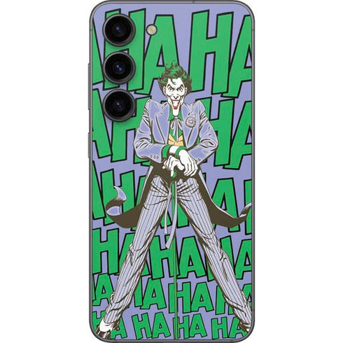 DC Comics The Joker Vintage pose pattern Galaxy S23 Skin