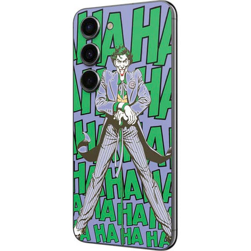 DC Comics The Joker Vintage pose pattern Galaxy S23 Skin