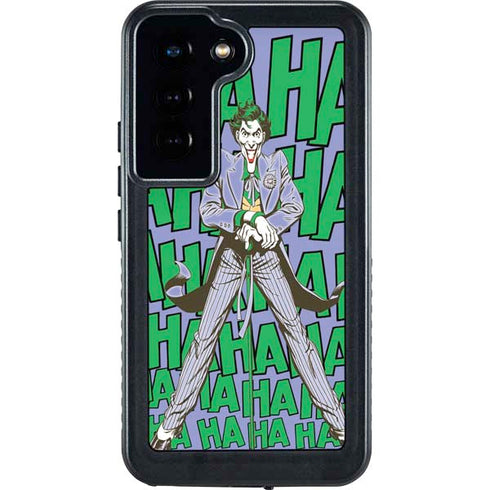 DC Comics The Joker Vintage pose pattern Galaxy S23 Waterproof Case