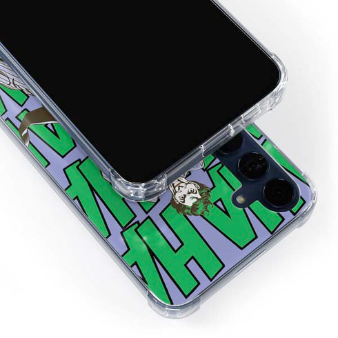DC Comics The Joker Vintage pose pattern Galaxy S24 Clear Case