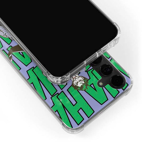 DC Comics The Joker Vintage pose pattern Galaxy S24 Plus Clear Case
