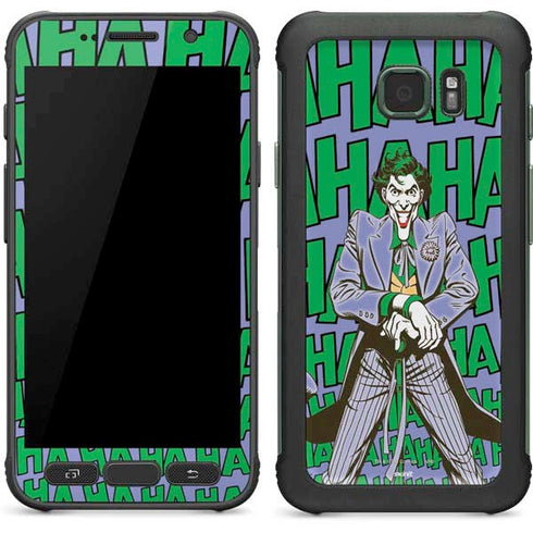 DC Comics The Joker Vintage pose pattern Galaxy S7 Active Skin