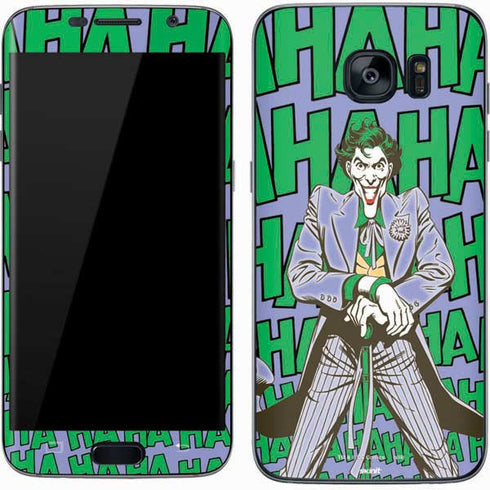 DC Comics The Joker Vintage pose pattern Galaxy S7 Skin