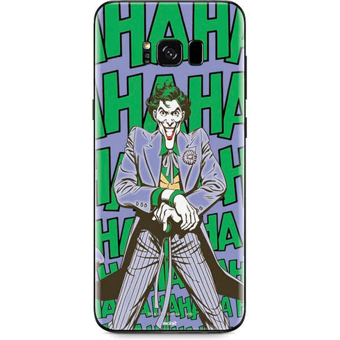 DC Comics The Joker Vintage pose pattern Galaxy S8 Skin