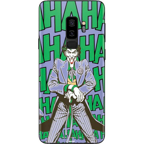 DC Comics The Joker Vintage pose pattern Galaxy S9 Plus Skin