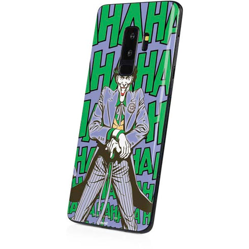DC Comics The Joker Vintage pose pattern Galaxy S9 Plus Skin