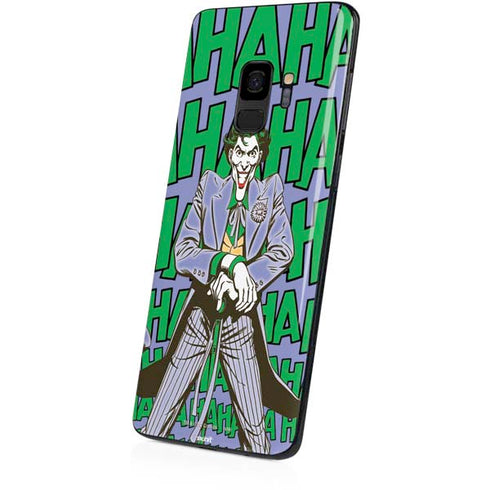 DC Comics The Joker Vintage pose pattern Galaxy S9 Skin