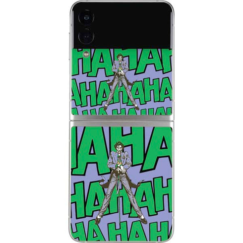 DC Comics The Joker Vintage pose pattern Galaxy Z Flip3 5G Skin