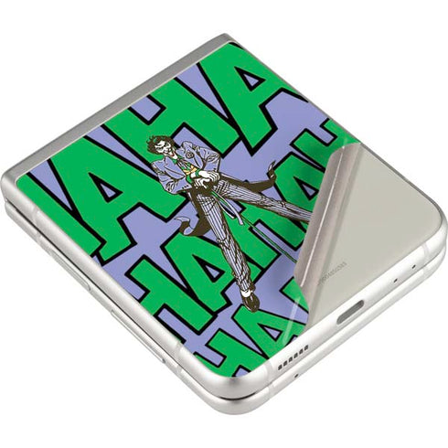 DC Comics The Joker Vintage pose pattern Galaxy Z Flip3 5G Skin