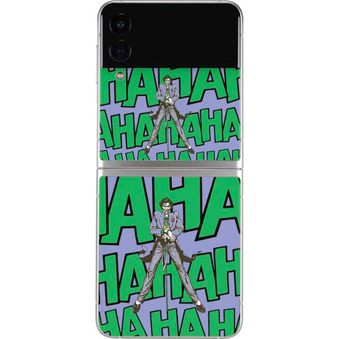 DC Comics The Joker Vintage pose pattern Galaxy Z Flip4 5G Skin