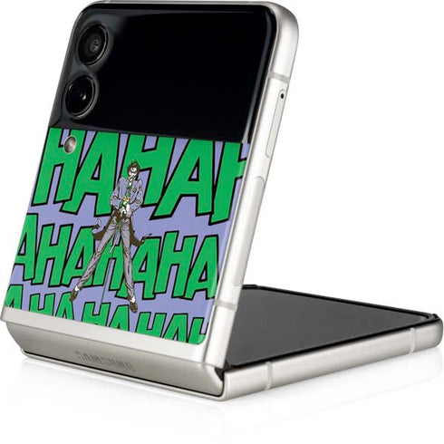 DC Comics The Joker Vintage pose pattern Galaxy Z Flip4 5G Skin