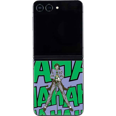 DC Comics The Joker Vintage pose pattern Galaxy Z Flip5 5G Skin