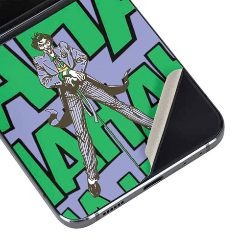 DC Comics The Joker Vintage pose pattern Galaxy Z Flip5 5G Skin