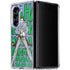 DC Comics The Joker Vintage pose pattern Galaxy Z Fold5 5G Clear Case