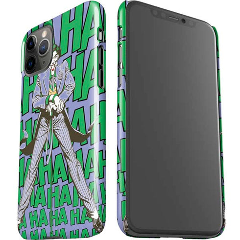 DC Comics The Joker Vintage pose pattern iPhone 11 Pro Lite Case