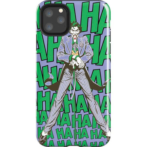 DC Comics The Joker Vintage pose pattern iPhone 11 Pro Max Impact Case