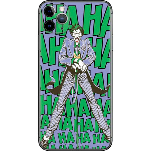 DC Comics The Joker Vintage pose pattern iPhone 11 Pro Max Skin