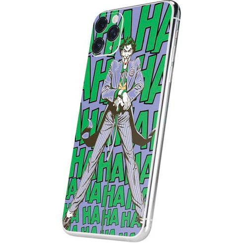 DC Comics The Joker Vintage pose pattern iPhone 11 Pro Max Skin