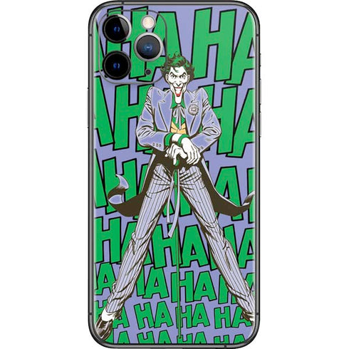 DC Comics The Joker Vintage pose pattern iPhone 11 Pro Skin
