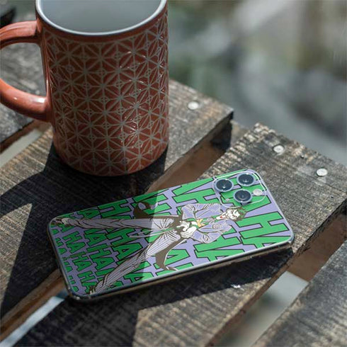 DC Comics The Joker Vintage pose pattern iPhone 11 Pro Skin