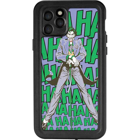 DC Comics The Joker Vintage pose pattern iPhone 11 Pro Waterproof Case