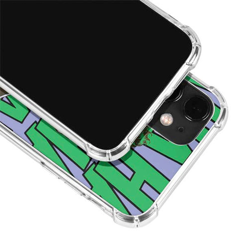 DC Comics The Joker Vintage pose pattern iPhone 12 Clear Case