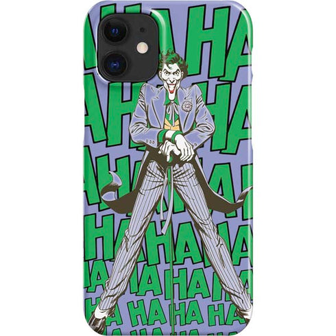 DC Comics The Joker Vintage pose pattern iPhone 12 Mini Lite Case